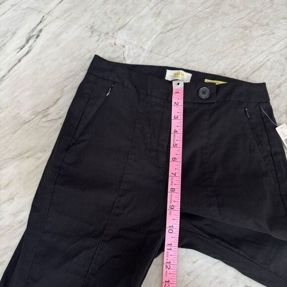 Anthropologie Maeve Ankle-Zip Pants linen blend size 2P NWT - Picture 10 of 12